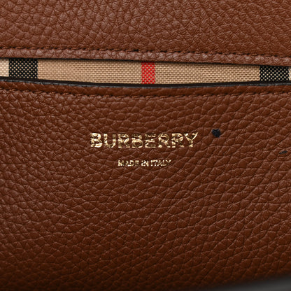 Burberry Calfskin Vintage Check Note Crossbody Bag Tan 5 of 15