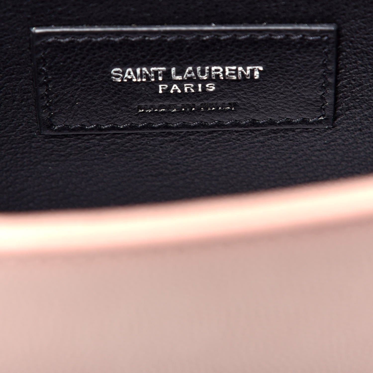 Saint Laurent Grain De Poudre Small Classic Monogram Kate Tassel Satchel Pale Blush 7 of 9