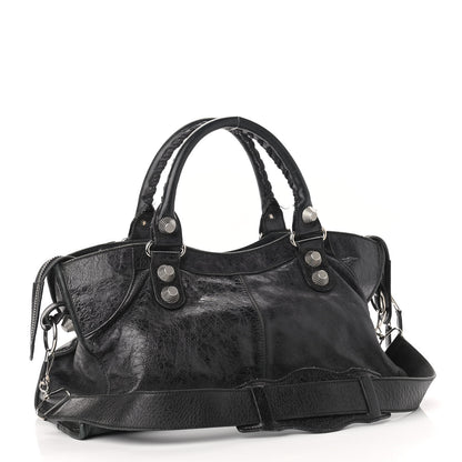 Balenciaga Agneau Giant 21 Silver Hardware Part Time Black 4 of 17