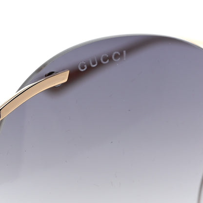 Gucci Round Pearl Tip Sunglasses GG0253S Gold 7 of 8