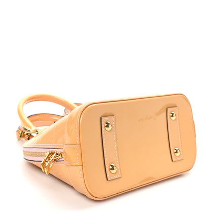 Louis Vuitton Vernis Alma BB Rose Velours 4 of 10