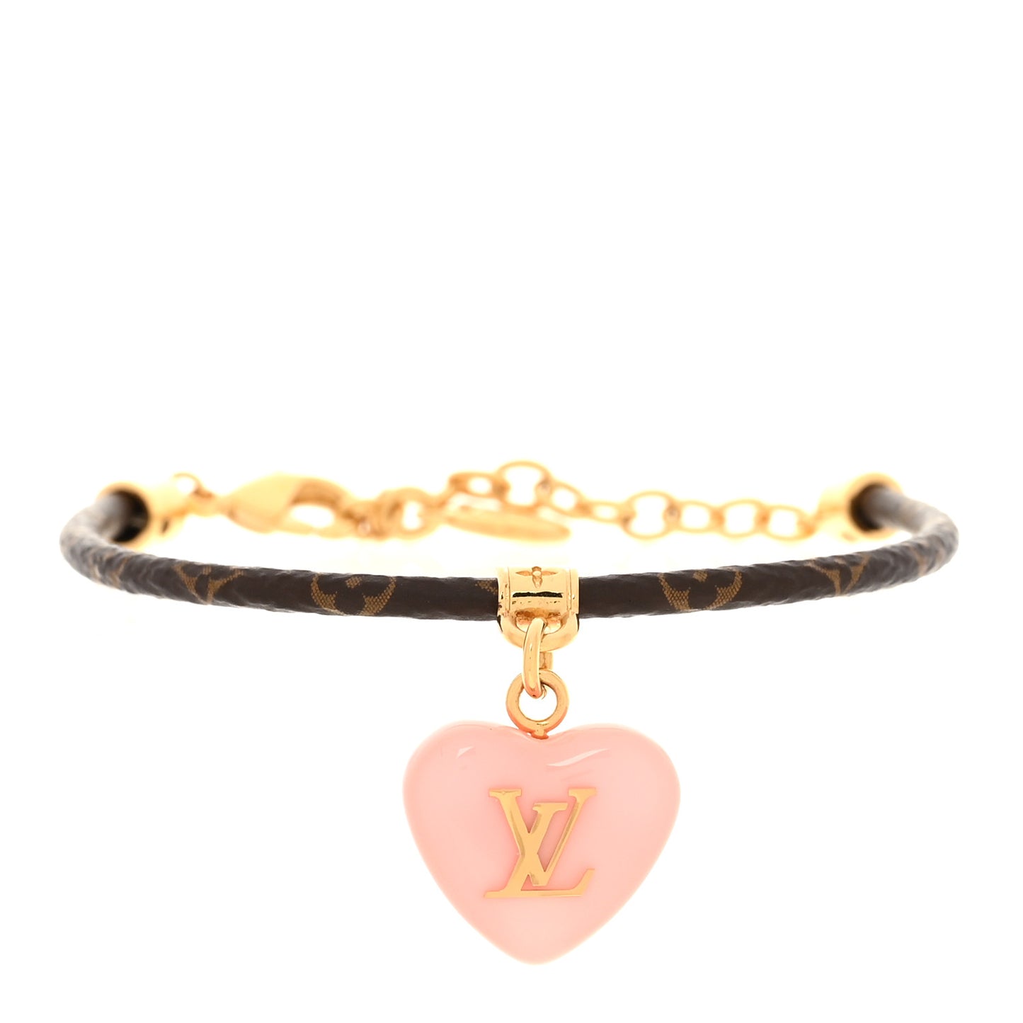 Monogram LV Sweetheart Bracelet Pink