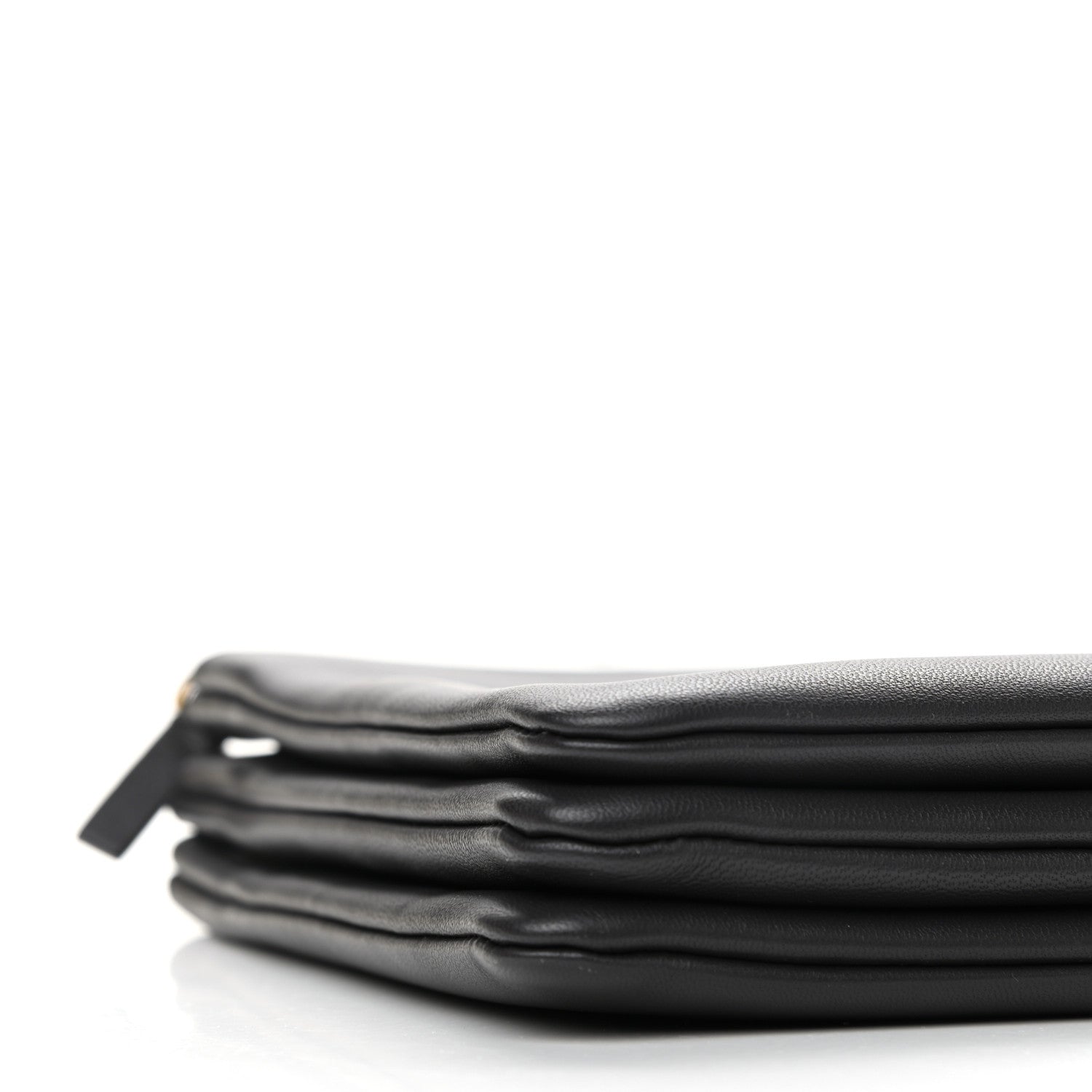 Celine Lambskin Large Trio Crossbody Bag Anthracite 10 of 11
