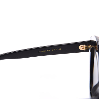 Gucci Crystal Cat Eye GG0118S Sunglasses Black 6 of 7