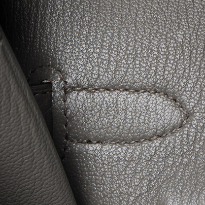 Hermes Togo Birkin 35 Etain 10 of 28