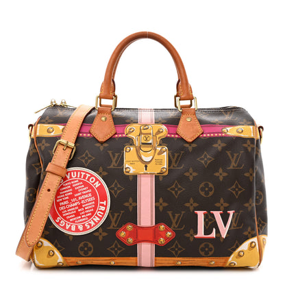 Louis Vuitton Monogram Summer Trunks Speedy Bandouliere 30 1 of 11