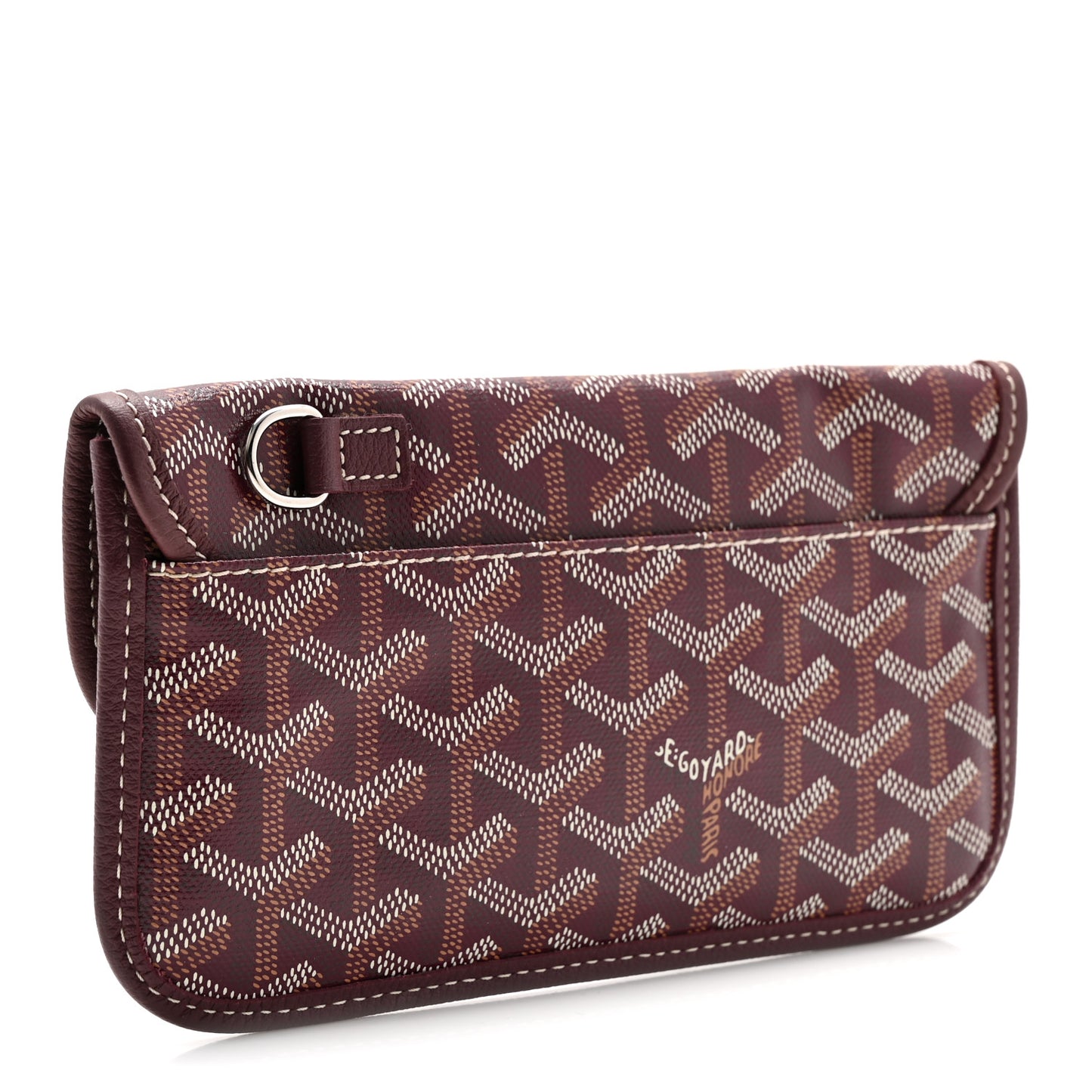 Goyardine Pouch Burgundy