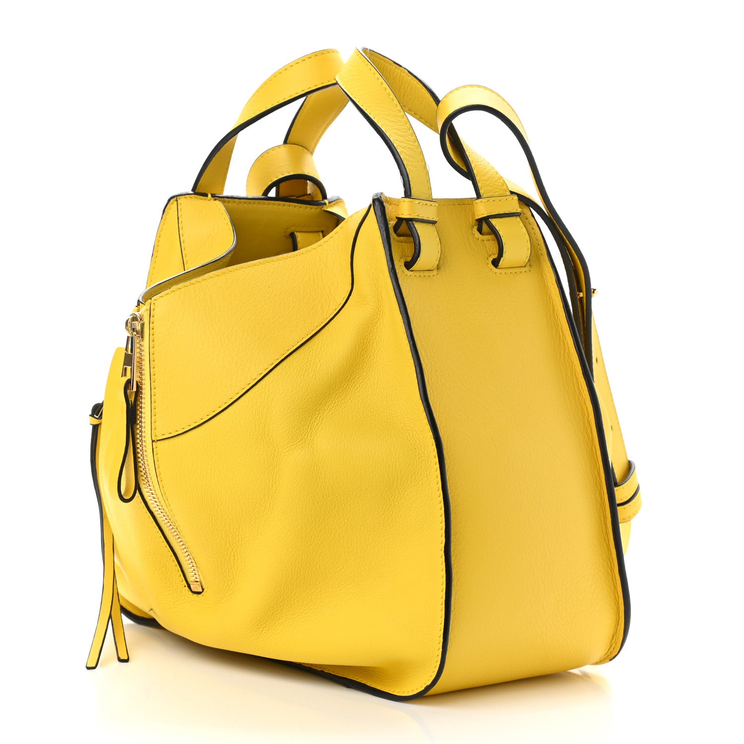 Loewe Calfskin Small Hammock Shoulder Bag Yellow 2 of 11