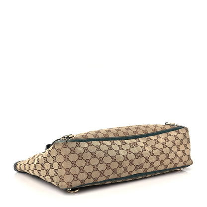 Gucci Monogram Large Abbey Tote Green 3 of 8