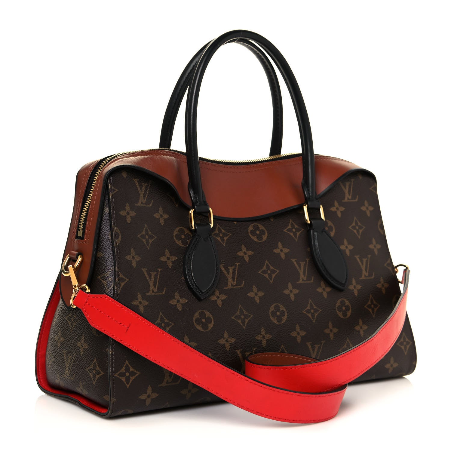 Louis Vuitton Monogram Tuileries Caramel Rouge 3 of 16