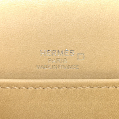 Hermes Matte Alligator Lizard Mini Sac Roulis Ombre Vanille 6 of 10