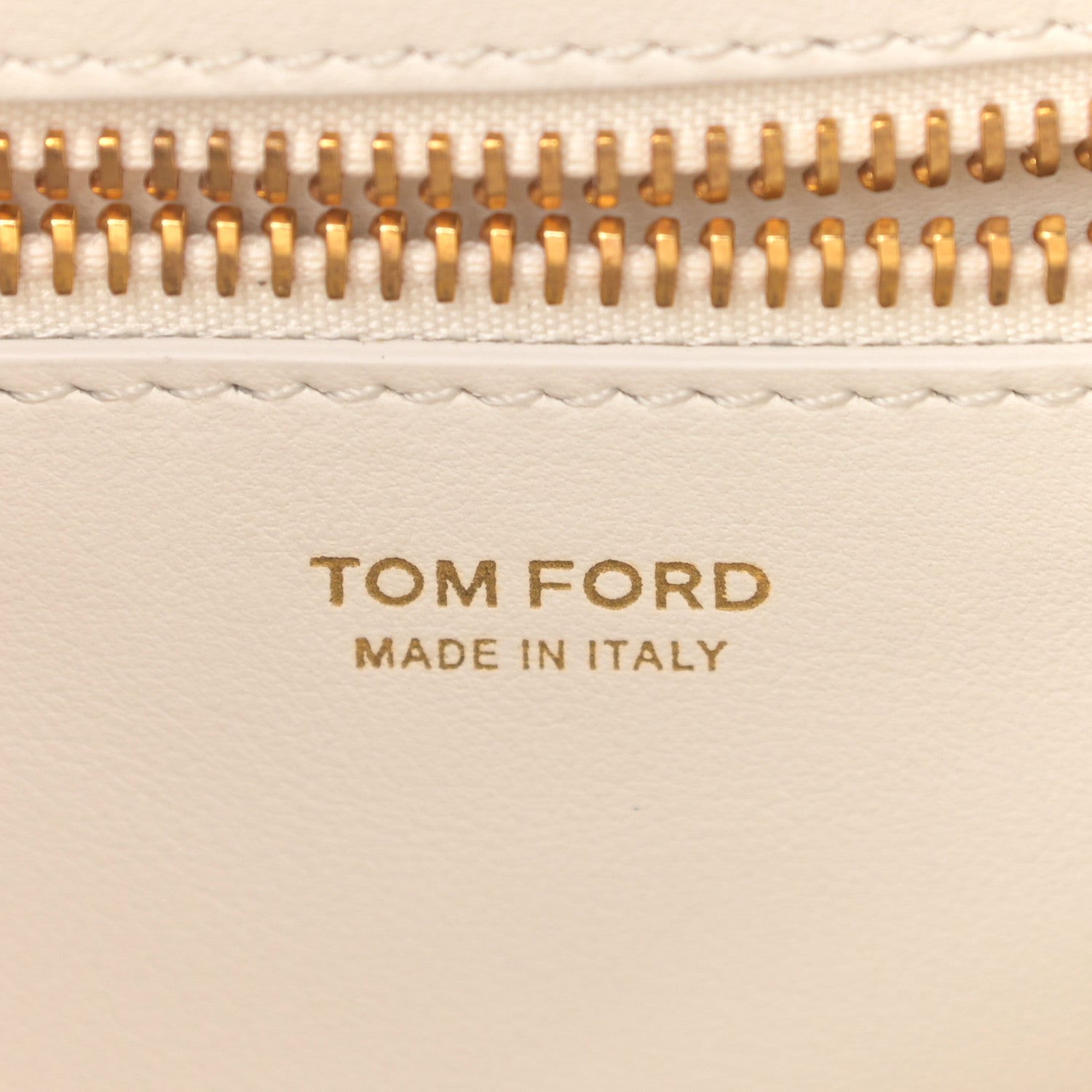 Tom Ford Calfskin Natalia Shoulder Bag Chalk 5 of 12