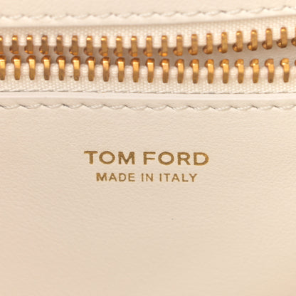 Tom Ford Calfskin Natalia Shoulder Bag Chalk 5 of 12