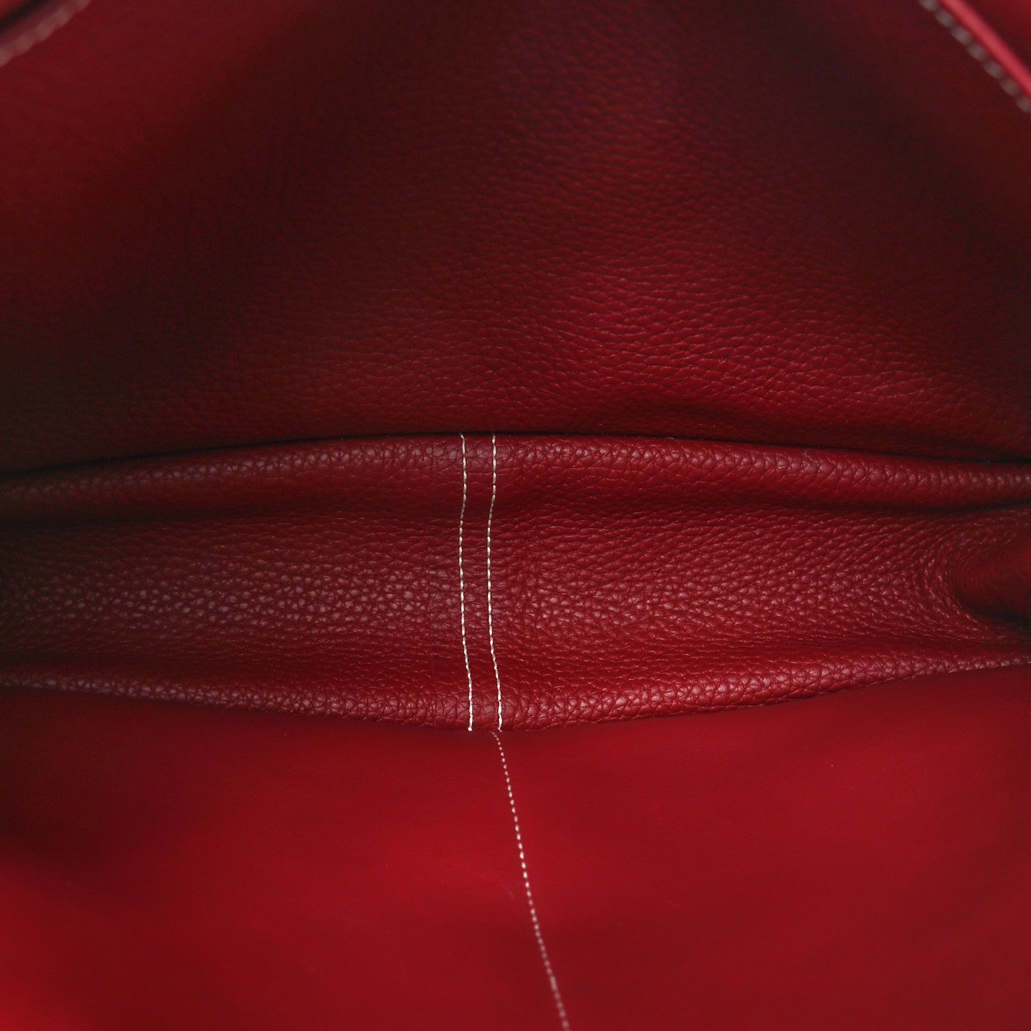 Hermes Taurillon Clemence Halzan 31 GM Rouge Grenat 5 of 10