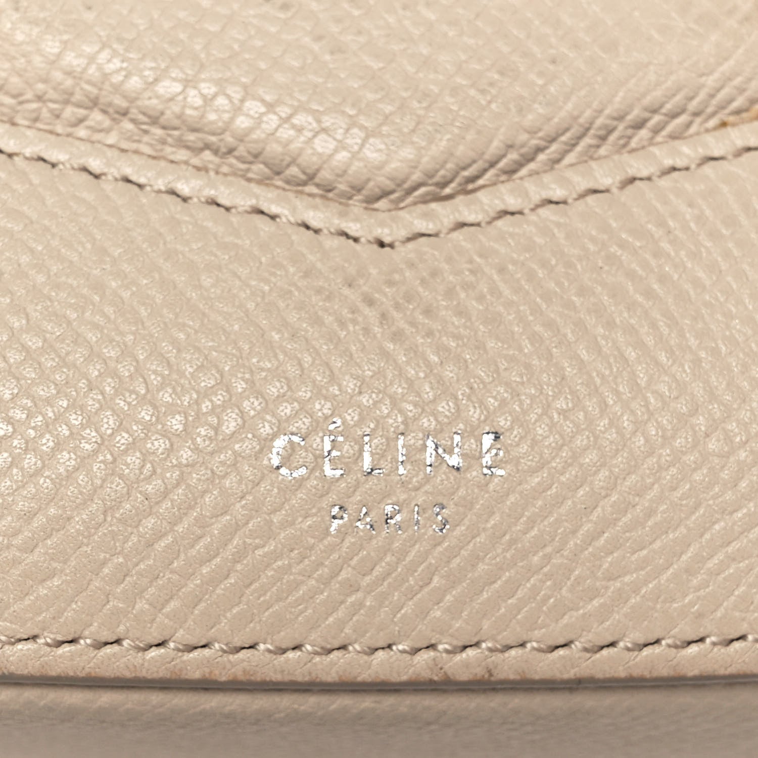 Celine Grained Calfskin Small Trotteur Light Taupe 5 of 8