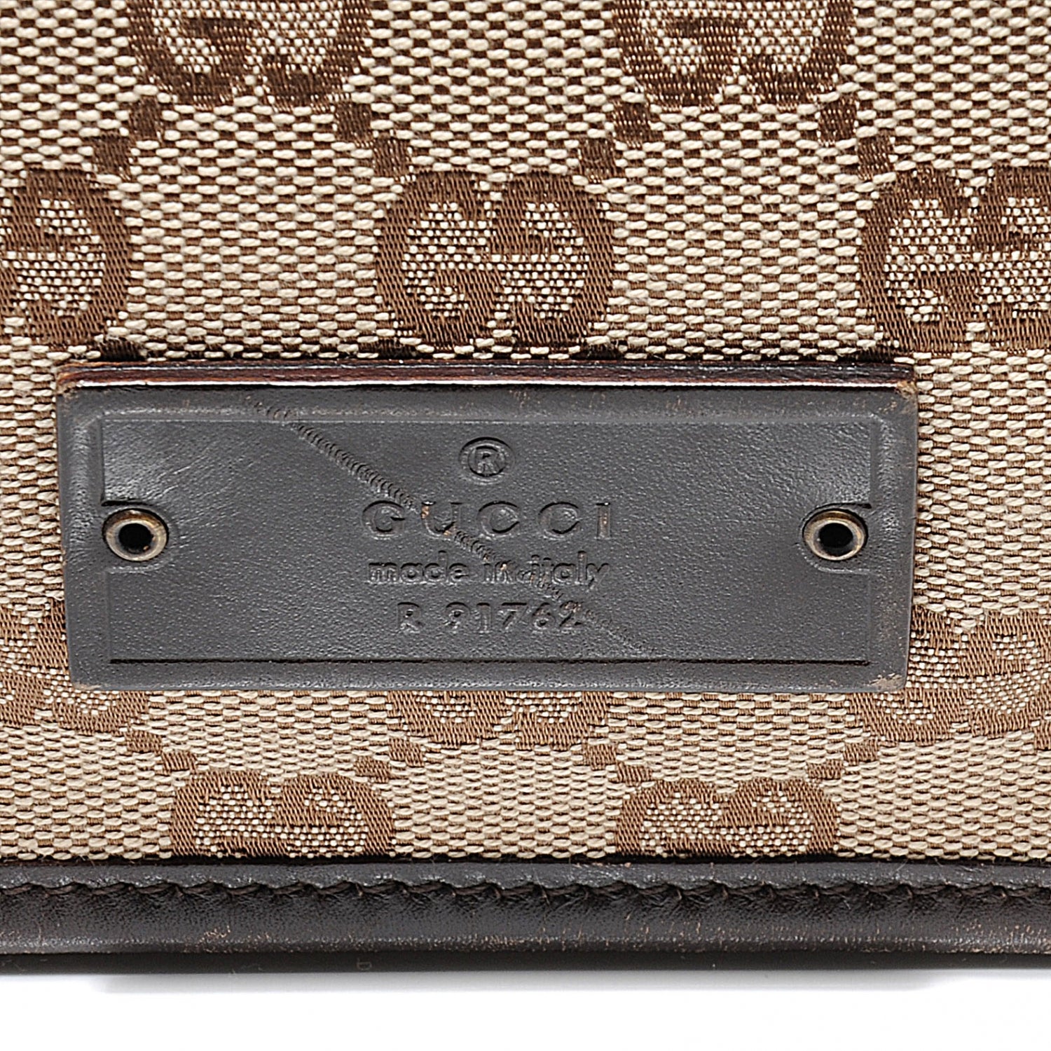 Gucci Monogram Messenger Bag Ebony 6 of 9