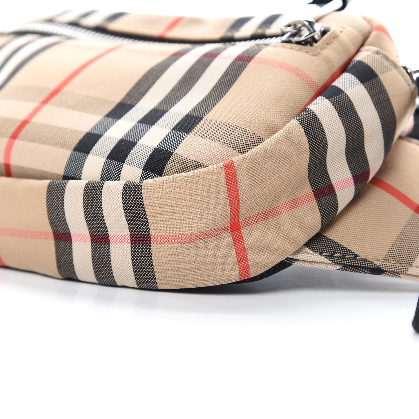 Nylon Vintage Check Small Cannon Bum Bag Archive Beige