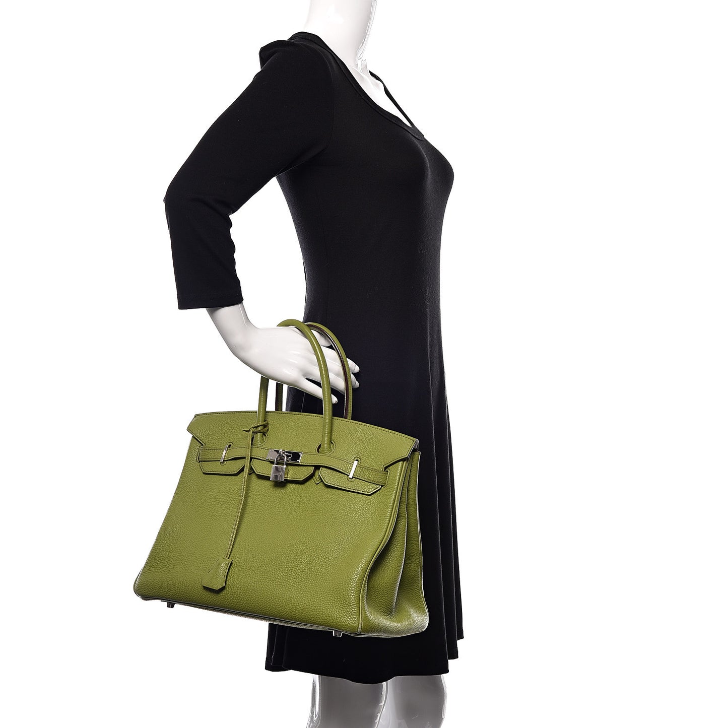 Togo Birkin 35 Vert Anis