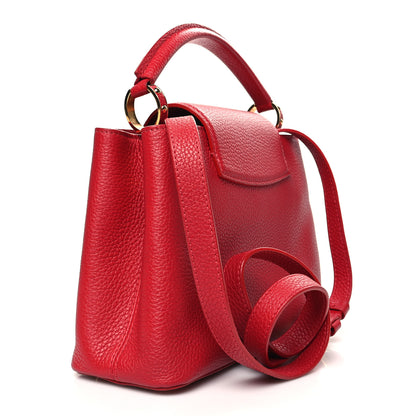 Louis Vuitton Taurillon Capucines BB Scarlet Red 3 of 16