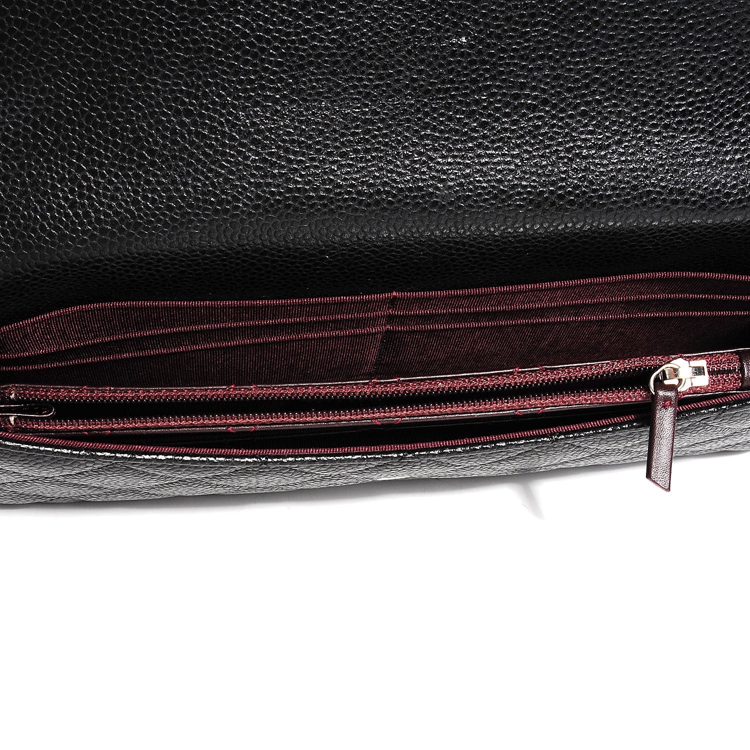 Chanel Caviar Quilted Travel Wallet Black 7 of 8