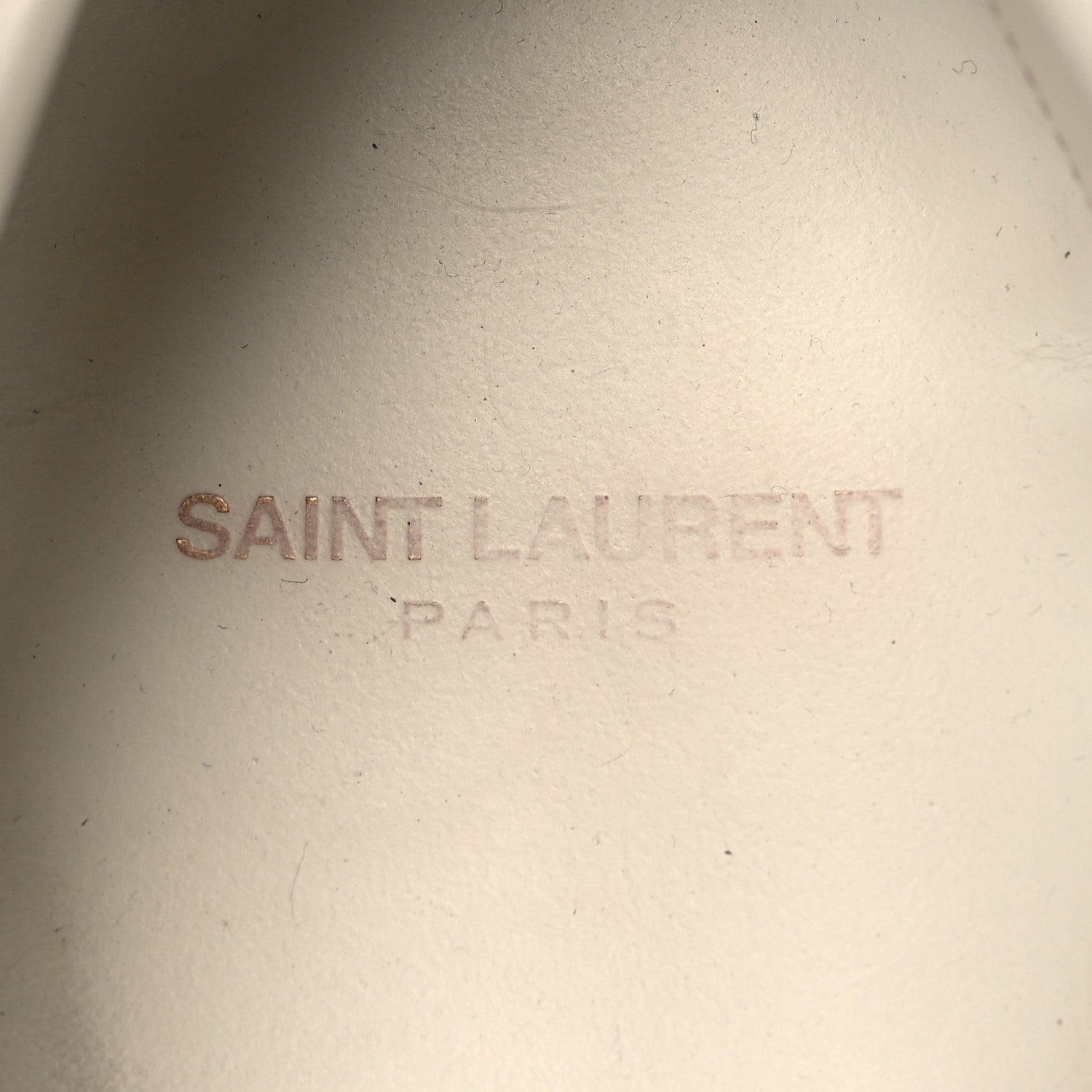 Saint Laurent Distressed Canvas Court Classic Sneakers 42 Panna 8 of 10