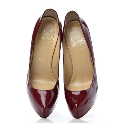 Christian Louboutin Patent Rolando 120 Pumps 36.5 Red 5 of 9