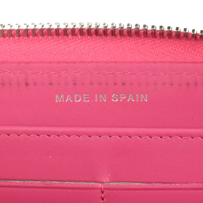 Chanel Caviar Quilted Large Gusset Zip Around Wallet Pink 7 of 8