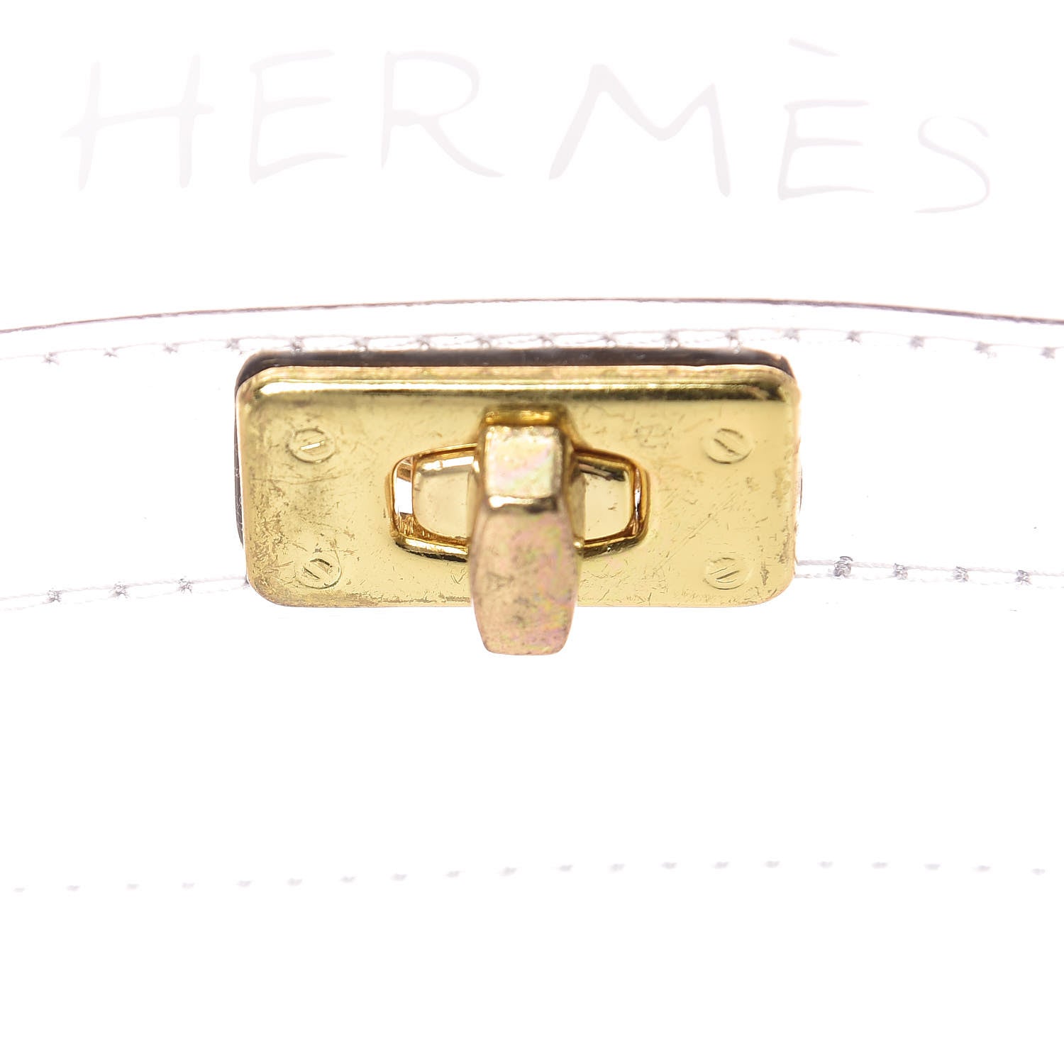 Hermes Vinyl Souvenir De L'Exposition Kelly Transparent 6 of 11