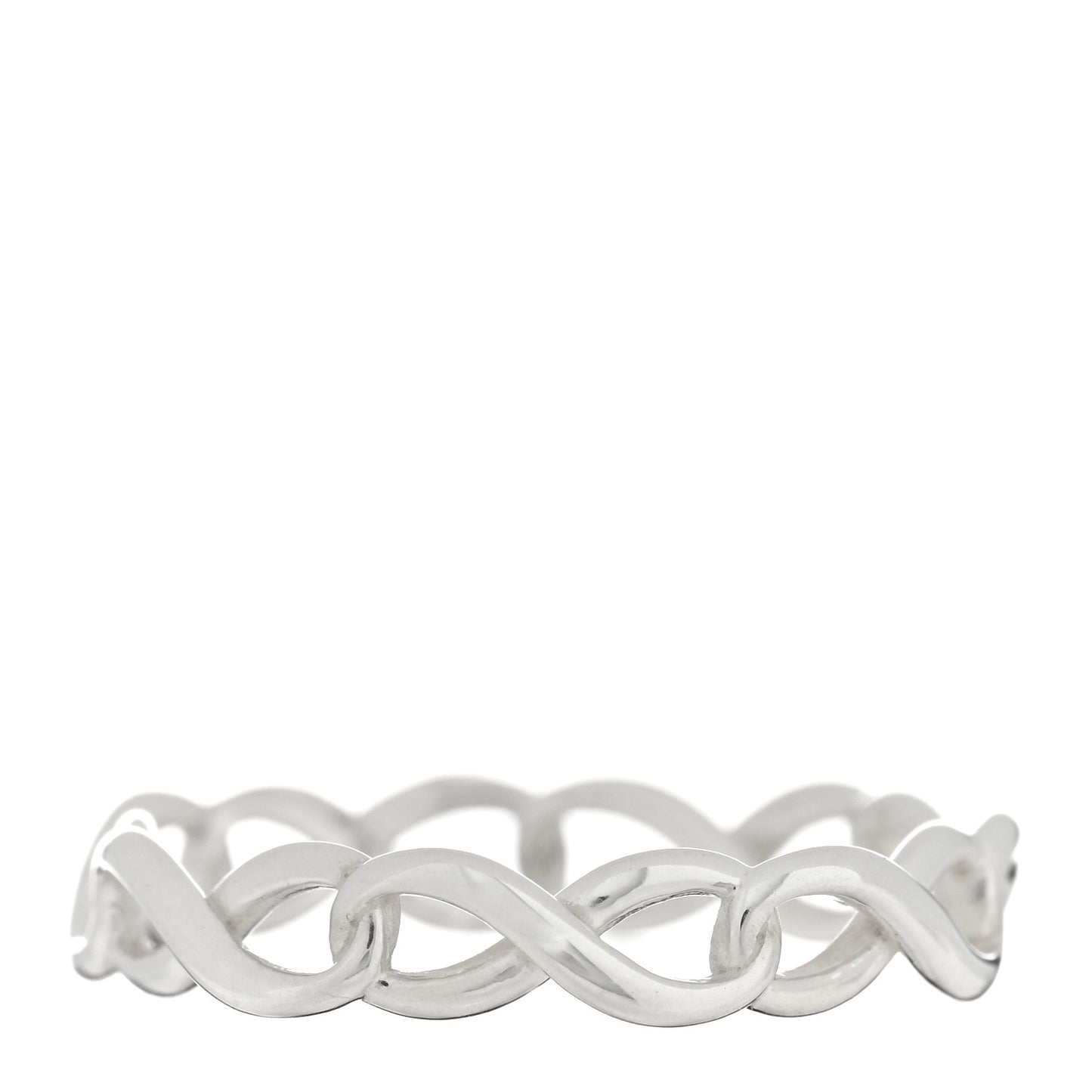 Sterling Silver Narrow Infinity Band Ring 54 7