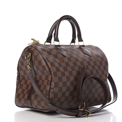 Louis Vuitton Damier Ebene Speedy Bandouliere 30 2 of 9