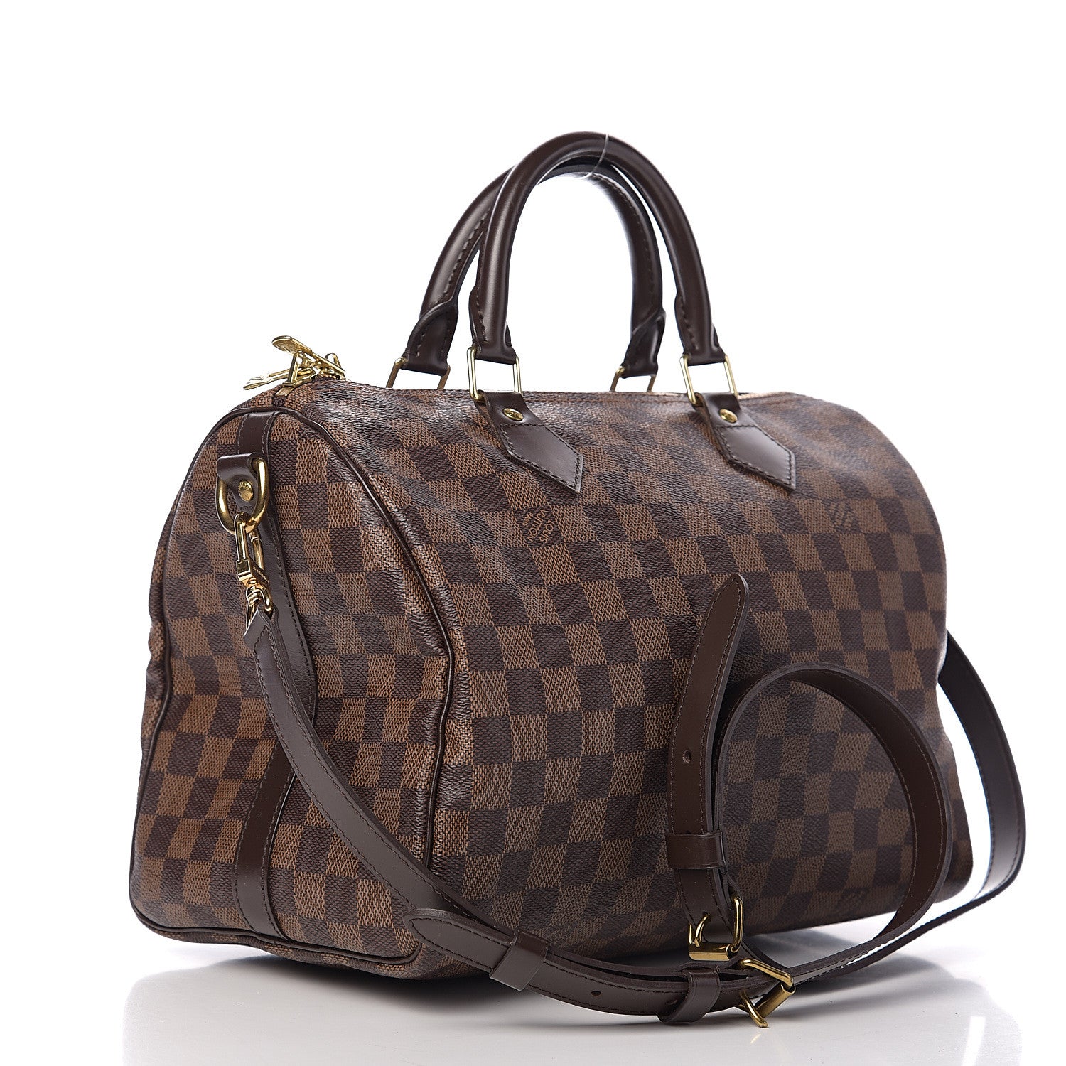 Louis Vuitton Damier Ebene Speedy Bandouliere 30 2 of 9