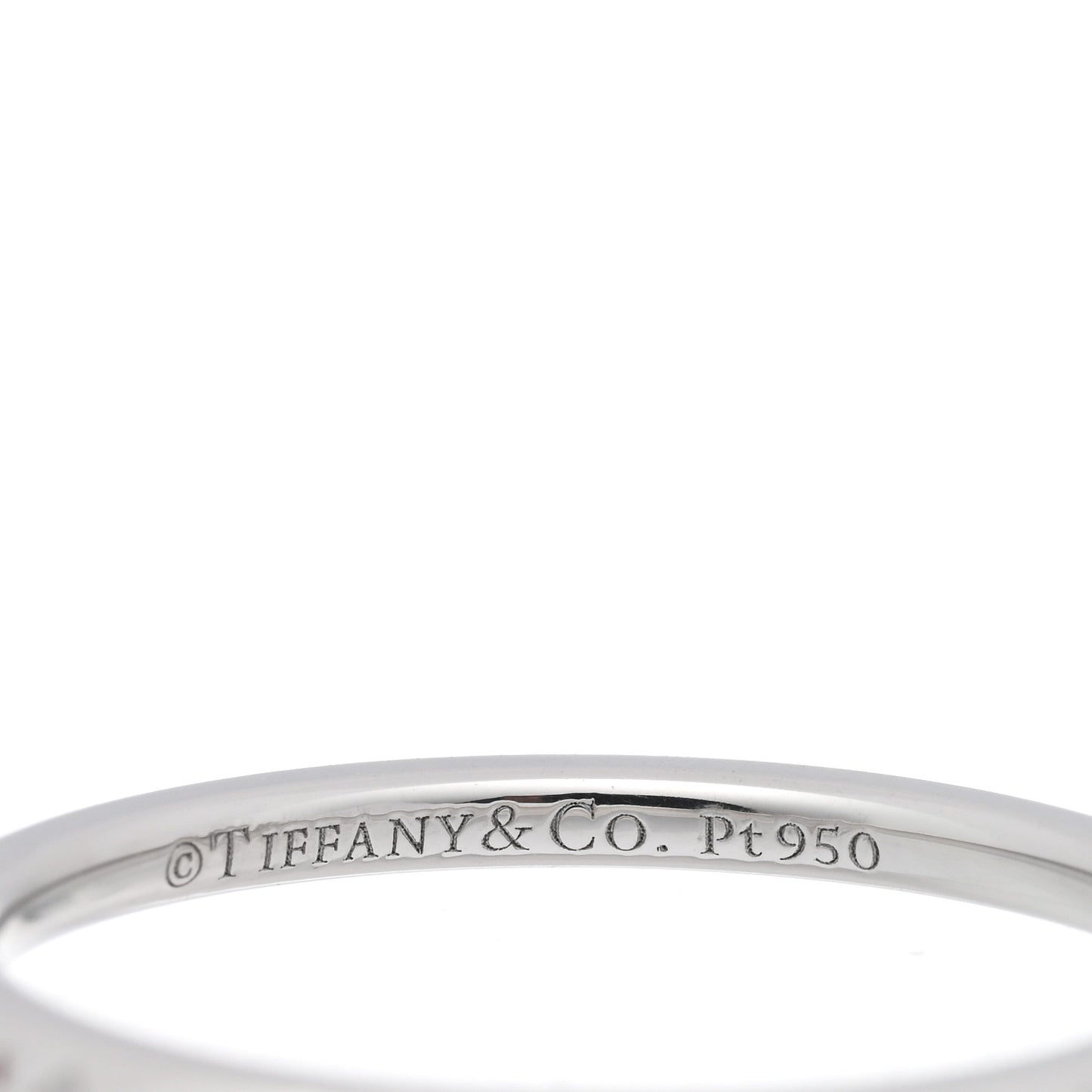 Platinum 1.5mm True Band Ring 53 6.5