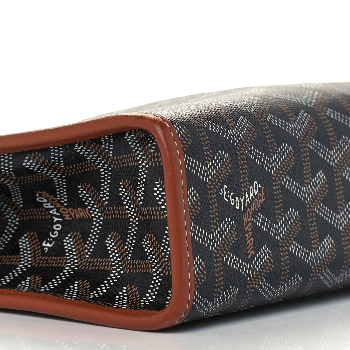 Goyardine Jouvence MM Toiletry Pouch Black Gold