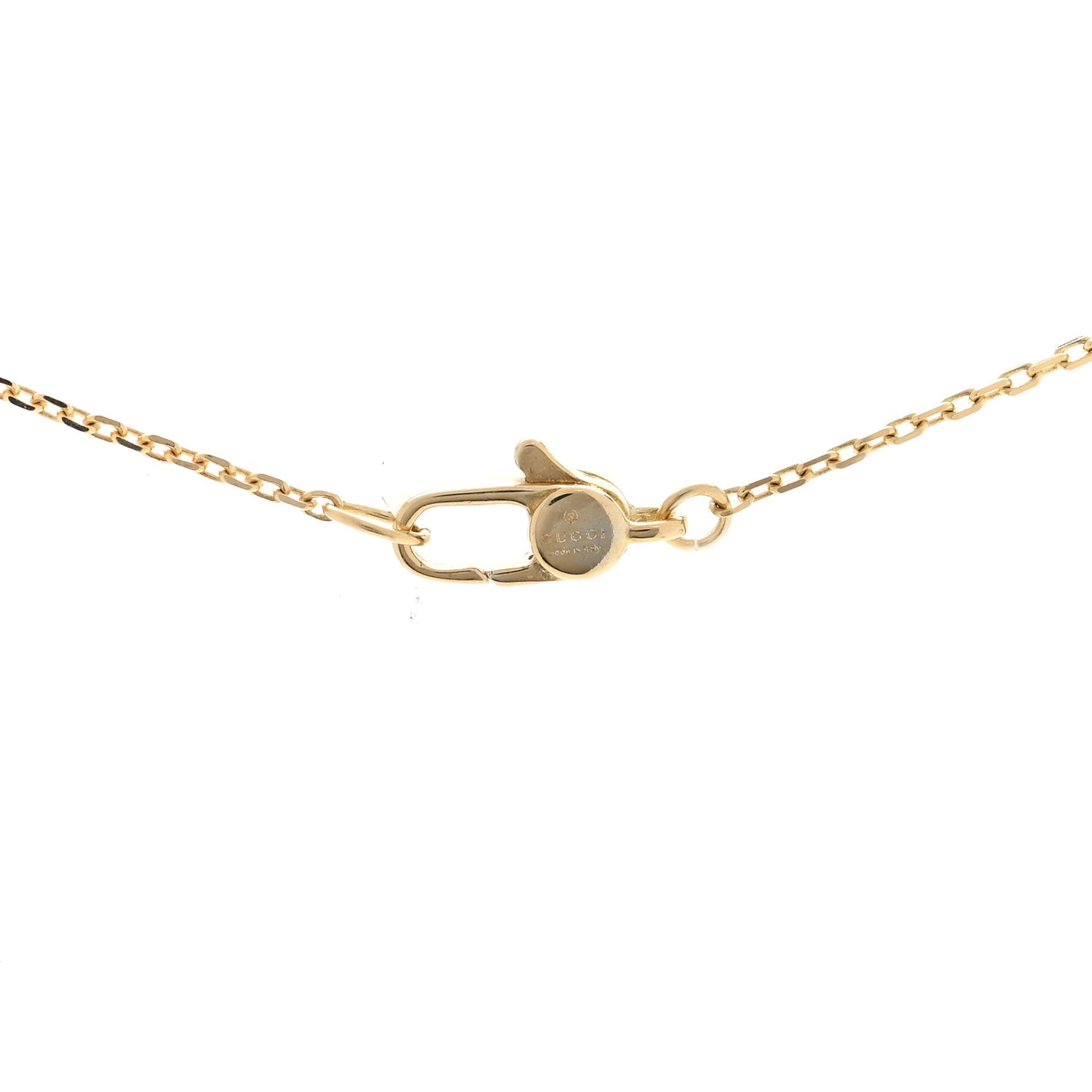 18K Yellow Gold Cross Pendant Necklace