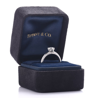 Tiffany Platinum Diamond .41ct Solitaire Engagement Ring 48 4.5 6 of 6