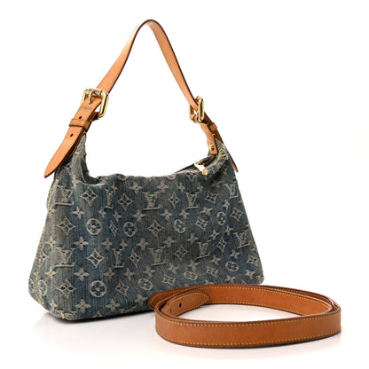 Louis Vuitton Monogram Denim Baggy PM Blue 3 of 11