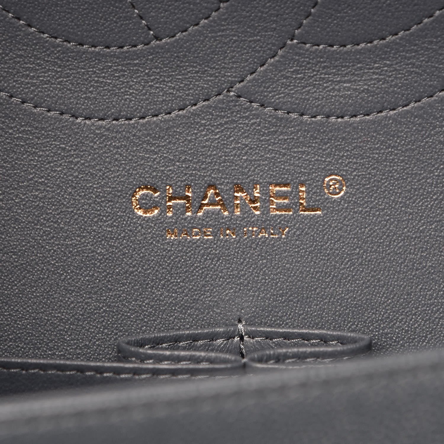 Chanel Caviar Quilted Jumbo Double Flap Dark Grey 6 of 9