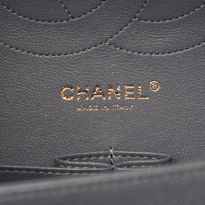 Chanel Caviar Quilted Jumbo Double Flap Dark Grey 6 of 9