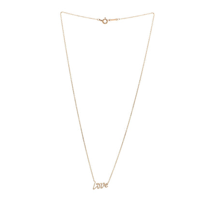 Tiffany 18K Rose Gold Diamond Mini Paloma's Graffiti Love Pendant Necklace 3 of 5