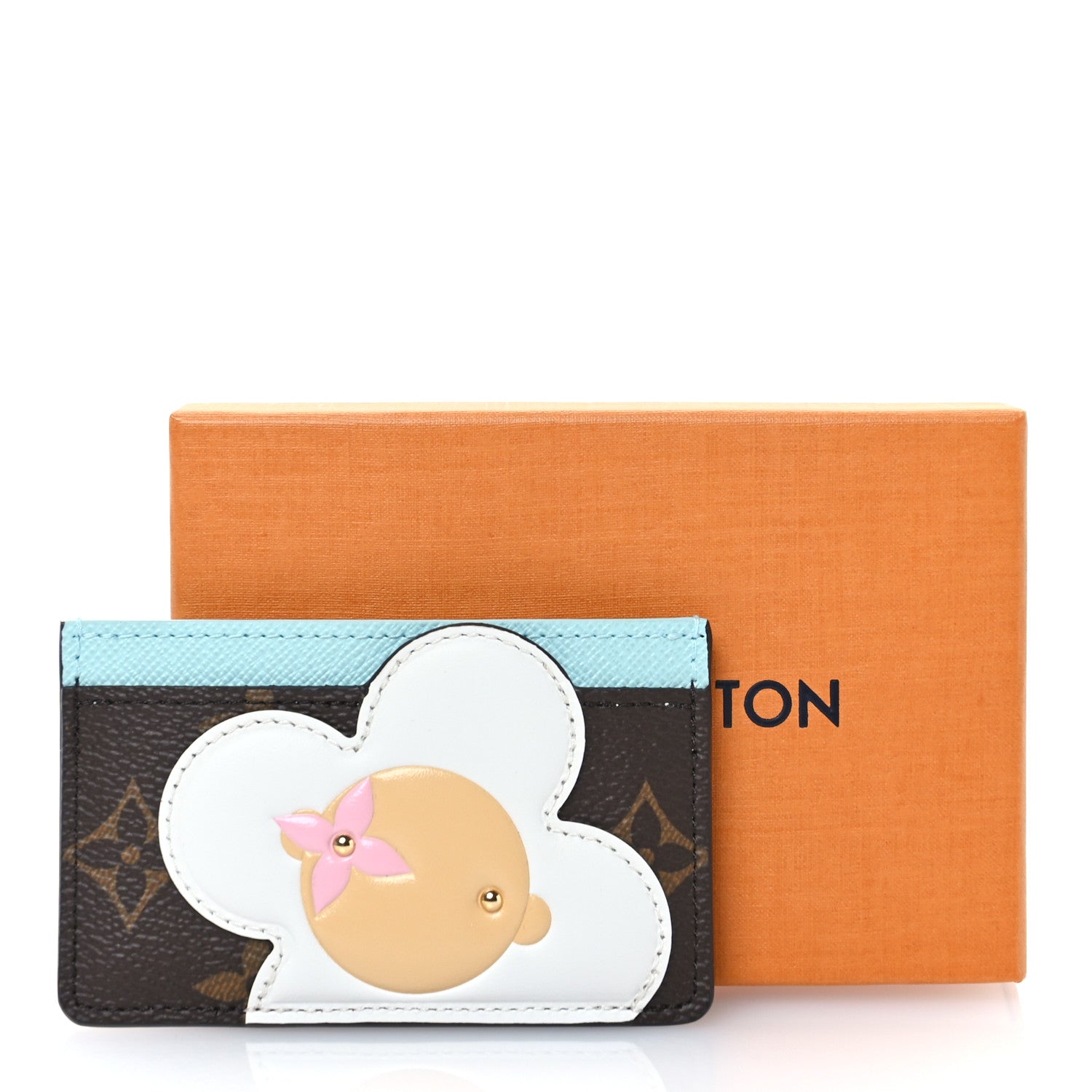 Louis Vuitton Monogram Vivienne Card Holder Animation Blue 7 of 7