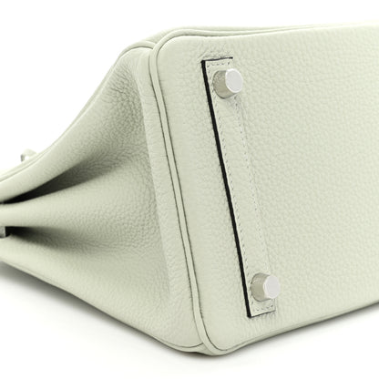 Hermes Togo Birkin 25 Gris Neve 8 of 9