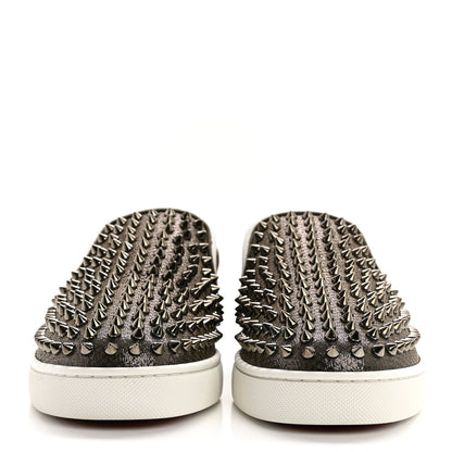 Christian Louboutin Lurex Spikes Women Orlato Flat Sneakers 41 Alpino 2 of 9