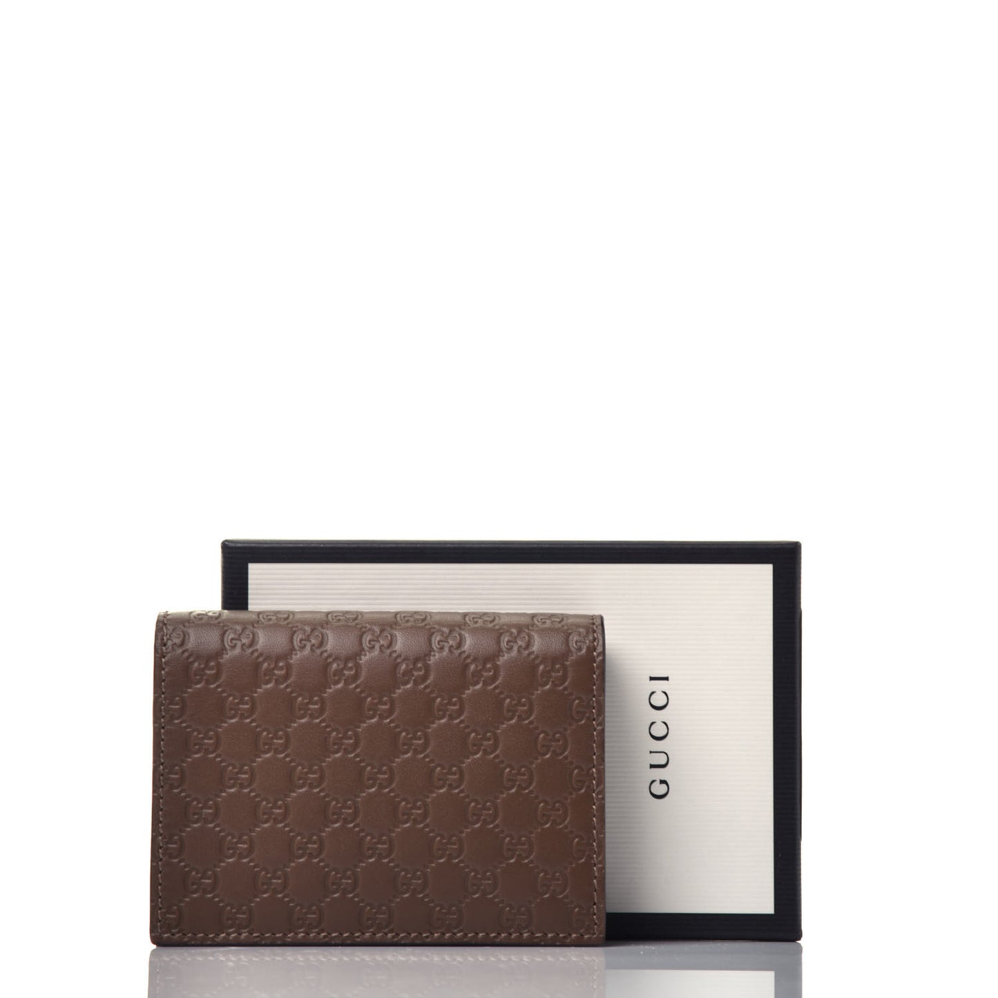 Microguccissima Card Case Wallet Acero