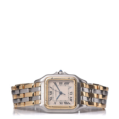 Cartier Stainless Steel 18K Yellow Gold 27mm Panthere Quartz Watch 3 of 6