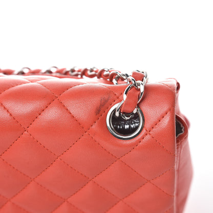 Chanel Lambskin Quilted Medium Ladybug Flap Red 10 of 15