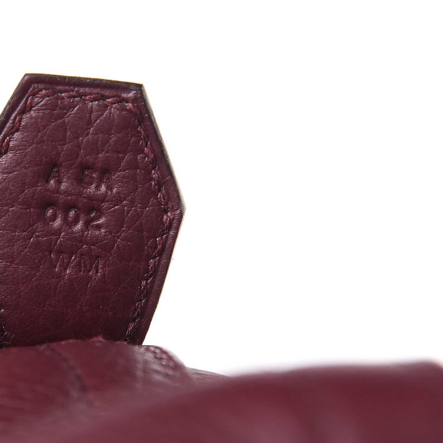 Hermes Taurillon Clemence Bolide 31 Bordeaux 10 of 11