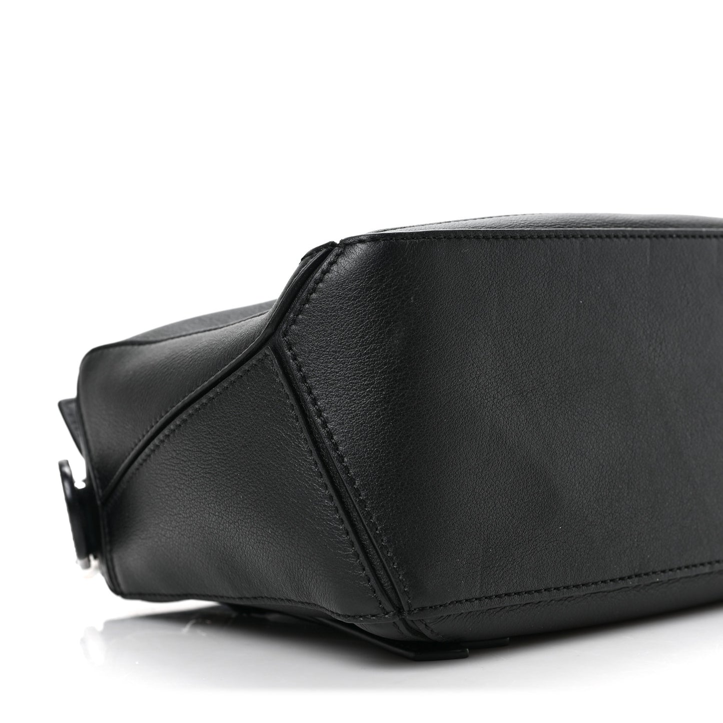 Calfskin Small Puzzle Bag Black