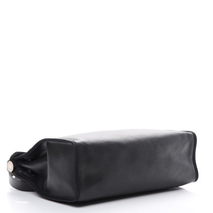 Hermes Toile H Berline Vache Hunter Herbag Zip PM 31 Black Ecru 4 of 19