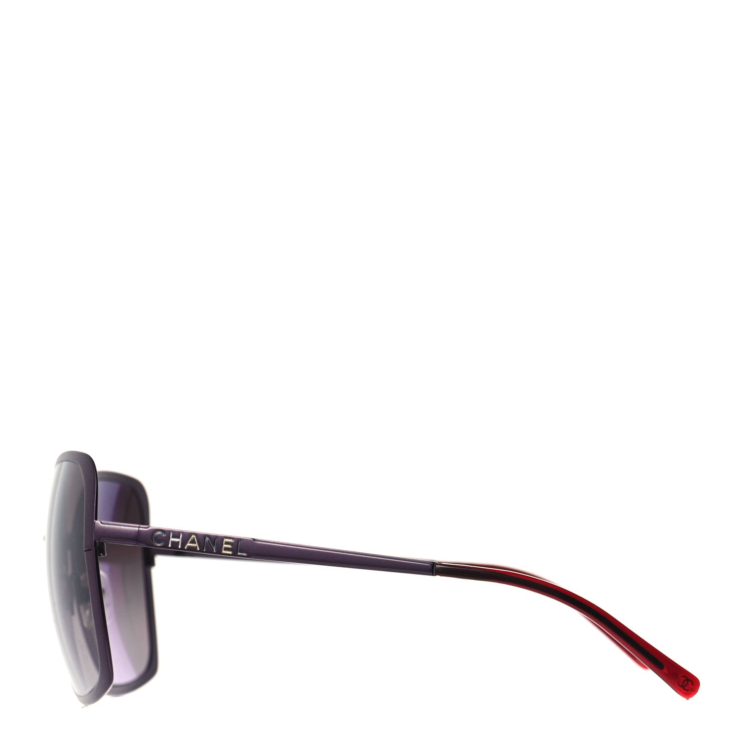 Chanel Metal Square Sunglasses 4176 Purple 4 of 6
