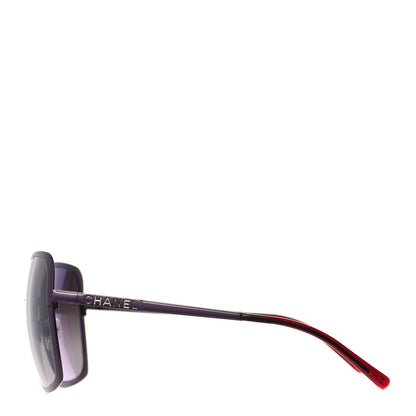 Chanel Metal Square Sunglasses 4176 Purple 4 of 6
